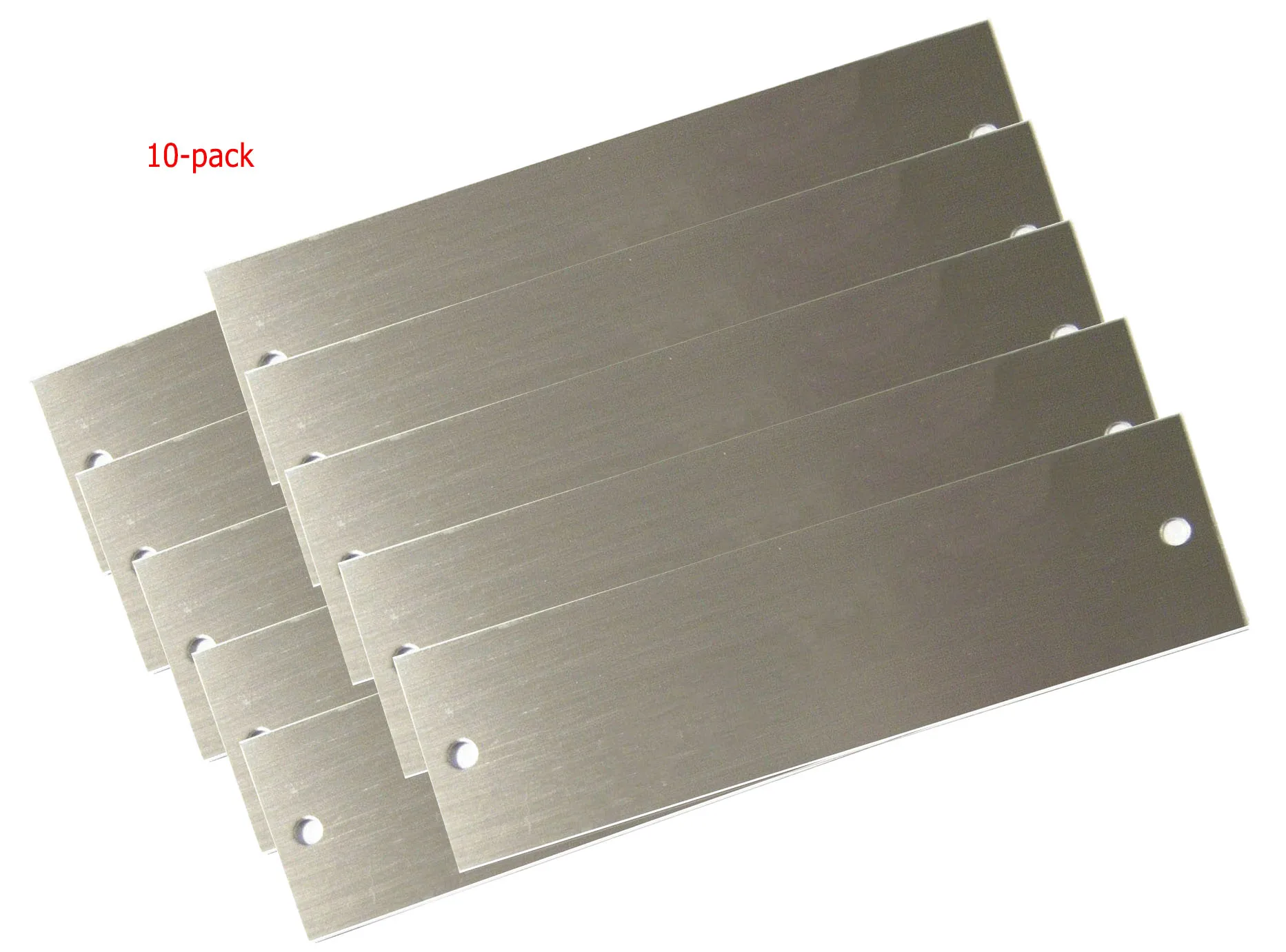 10-PACK VEHICLE TRUCK BOAT Trailer Blank VIN & Weight AXLE Chassis Plate 95mm x 25mm Identification Number