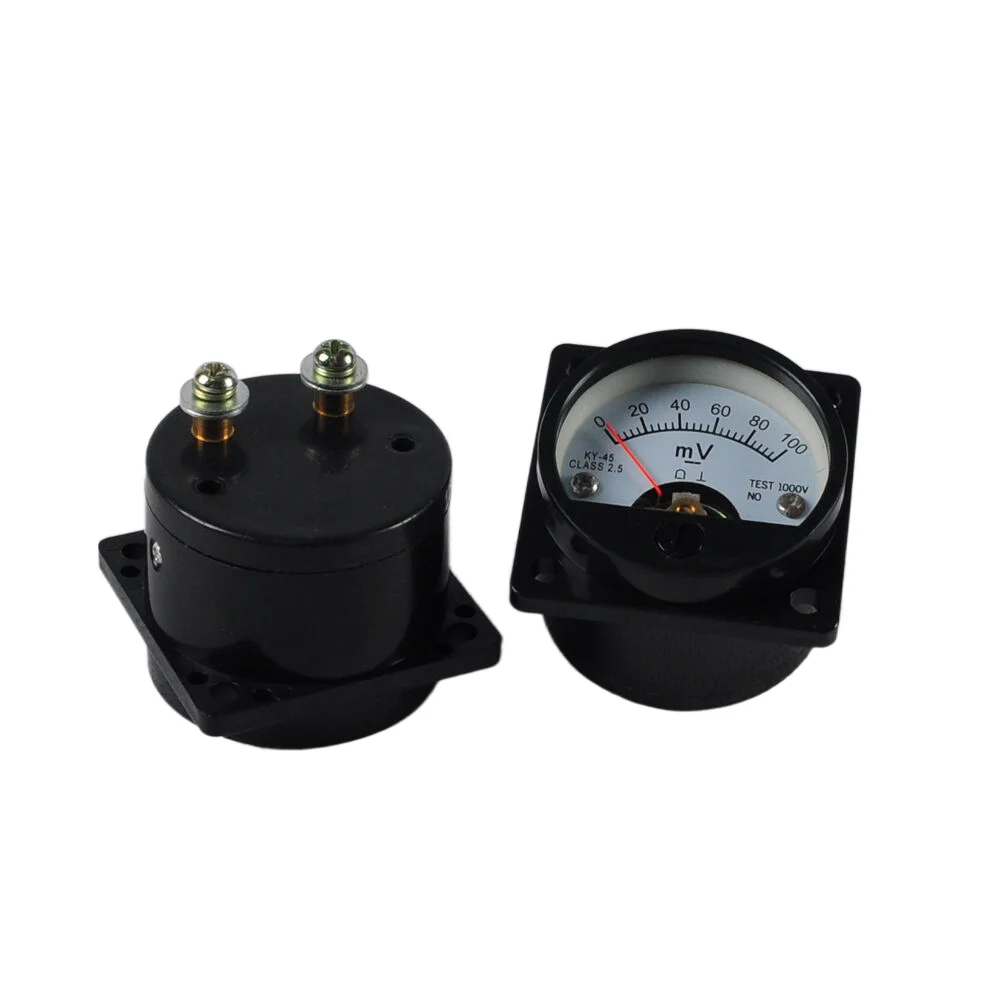 1pc SO45 100mV Panel Meter for KT66 Aluminum Chassis Hifi DIY Tube Amplifier Parts