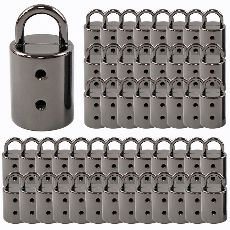

10/30/50Pcs 11/14mm Metal Bag Buckle Strap Tassel Cord Lock Clasps Handbag Handle Rope Stopper Connector Buckles DIY Accessories