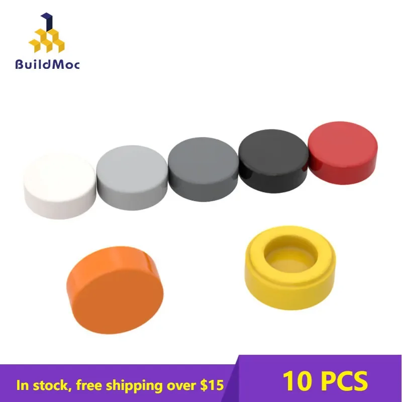 10PCS MOC Assembles Particles  98138 1x1 Bricks Particles For Building Blocks Parts DIY Educational  Parts Toys for children