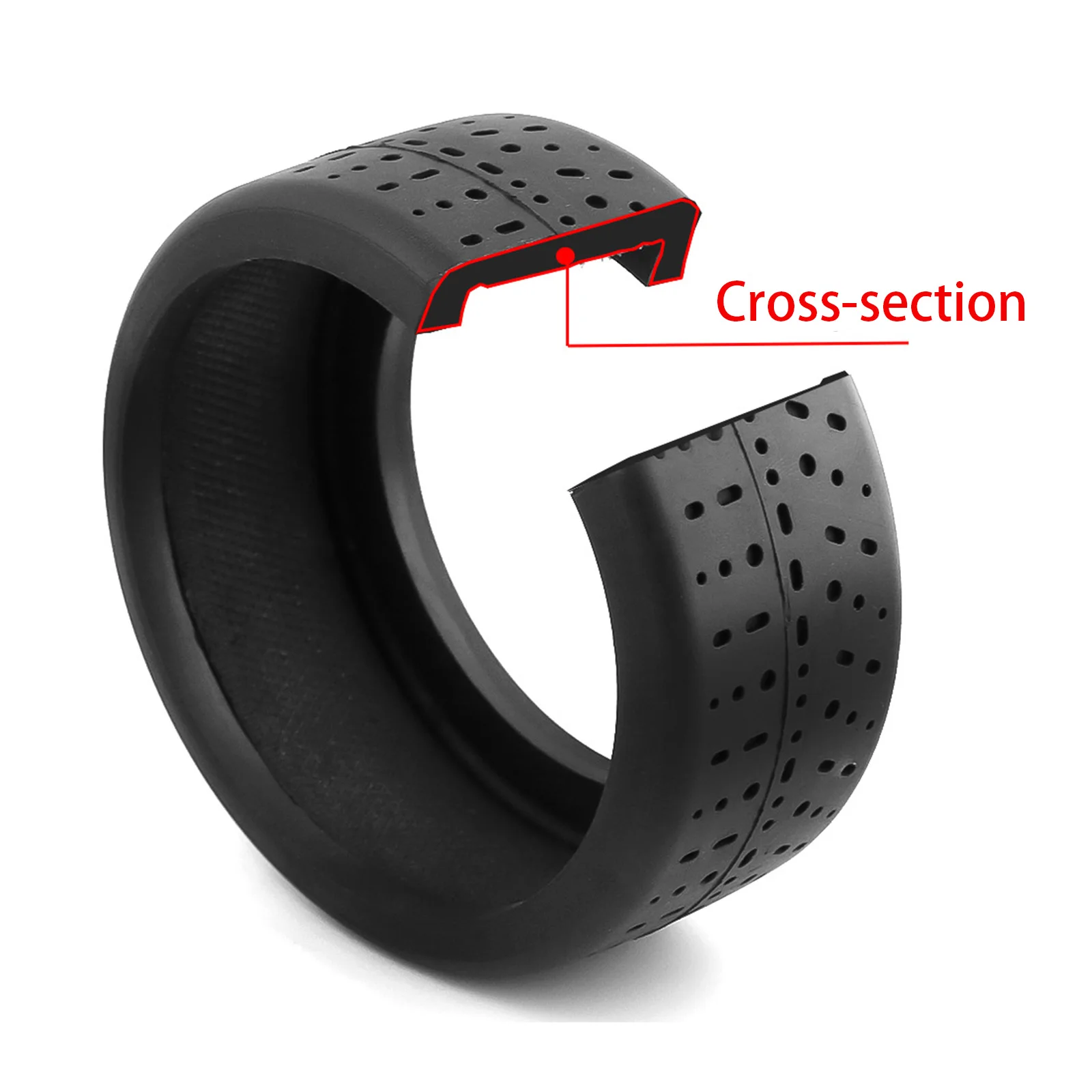 

Arrma Infraction Felony Limitless Tires and Wheels, 1/7 Scale RC Car 17mm Hex On-Road Tire Set, Fits Vendetta, Part ARA55006