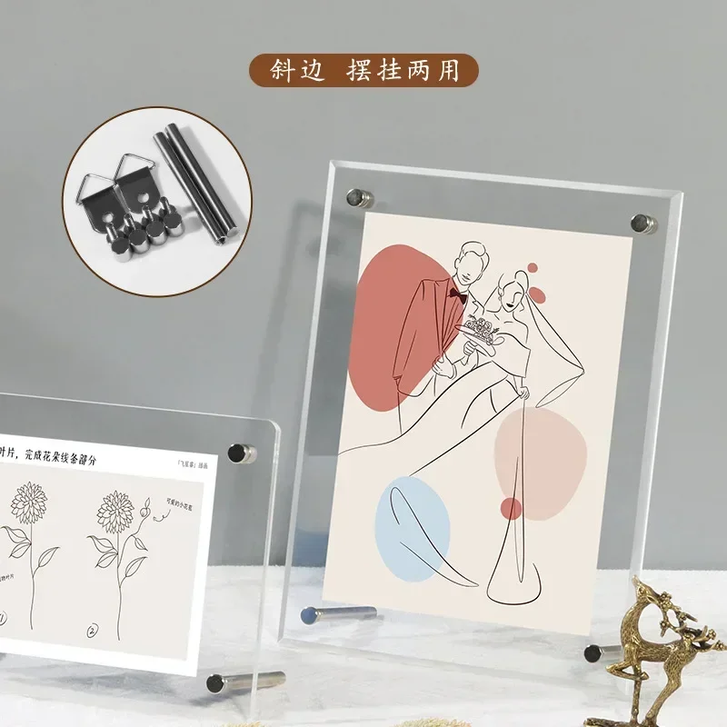 INS Transparent Acrylic Picture Frame