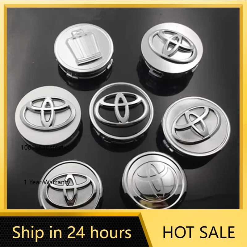 

Колпаки ступиц 4 шт. 57 мм + 62 мм, колпаки центральной ступицы колеса автомобиля, значок для Toyota C-hr Prado Rav4 Yaris Hilux Prius Avensis Corolla Camry c