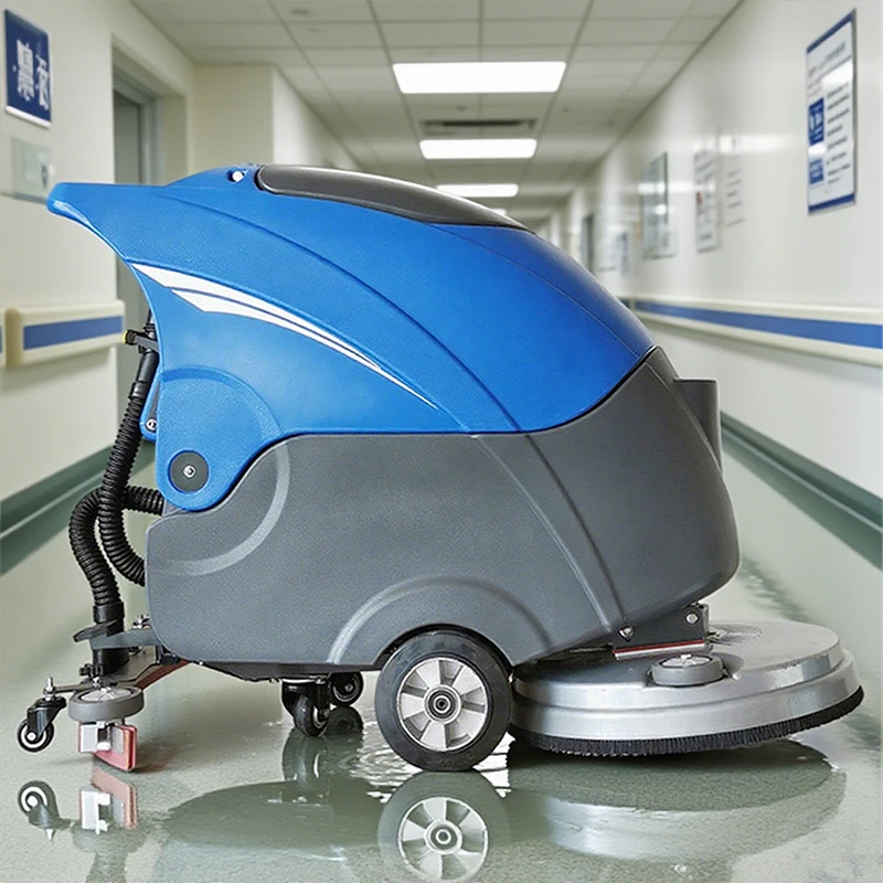 

Fast delivery floor scrubber scrubber machine Commercial Industrial Used Wash Wipe Absorb Together Power Floor Scrubber Machine