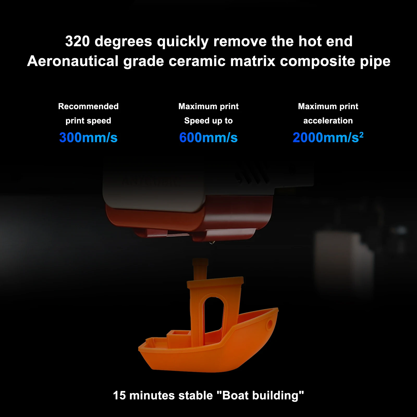 Zestaw do modernizacji Anycubic Kobra S1/S1C, bimetaliczny hotend, mosiężna dysza, bimetaliczny kanał, części zamienne i akcesoria do Kobra S1 Combo. — zdjęcie produktu 6