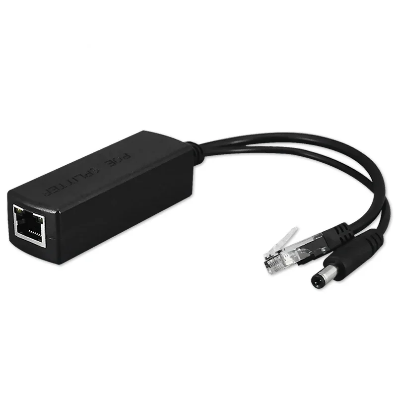 ESCAM DC 48V to 12V POE Adapter Injector POE Splitter Connector IEEE802.3af 10/100M For IP Camera VoIP Phone AP 15.4W Output