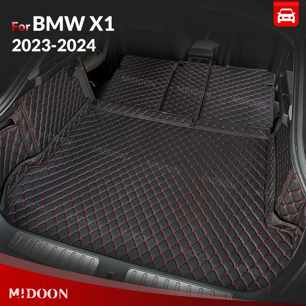 

MIDOON For BMW X1 2023 2024 Auto Full Coverage Trunk Mat Car Protective Pad Cargo Liner Interior Accessories