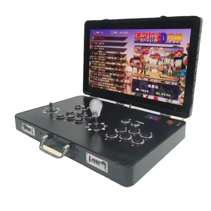 New LECHUANG QH-001 Arcade Game Console Portable Foldable Moonlight Treasure Box Home Use 19 Inch 24 Inch Dual Joystick