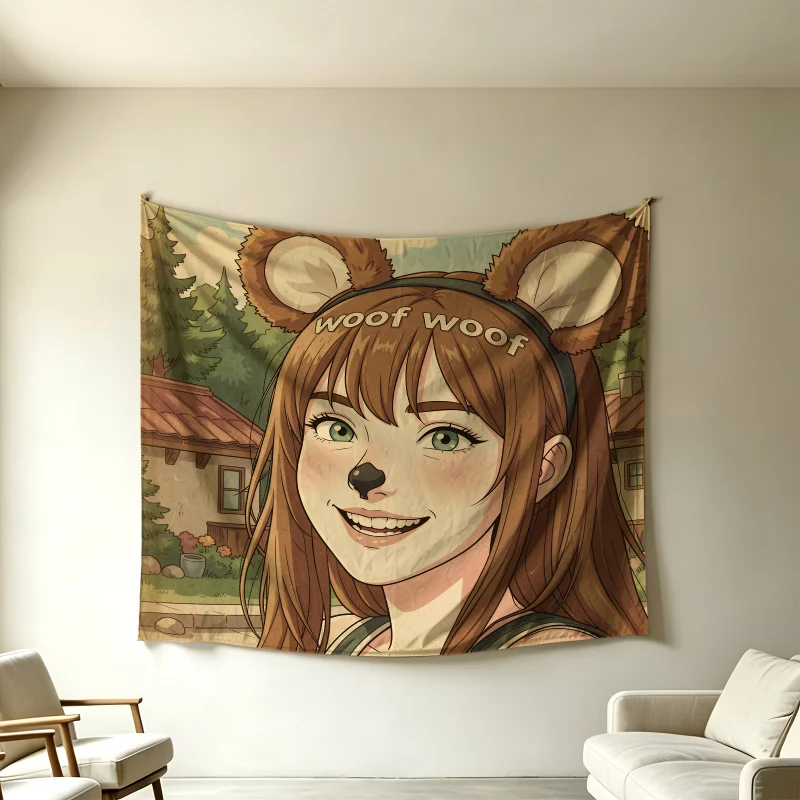 Tapisserie à imprimé artistique avec personnage de la série Euphoria Season 3, couverture murale, tapisseries, couverture murale pour décoration de fond de dortoir