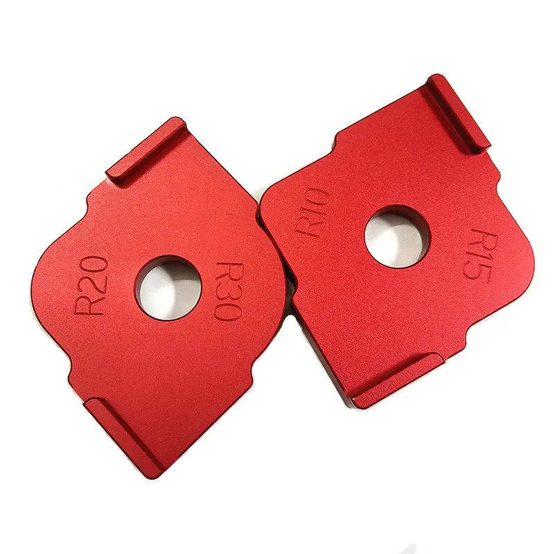 3 Pack Radius Jig Router Template, aluminium Radius cepat Jig, tukang kayu Radius sudut Jig untuk pertukangan R5 R10 R15 R20 R25 R30