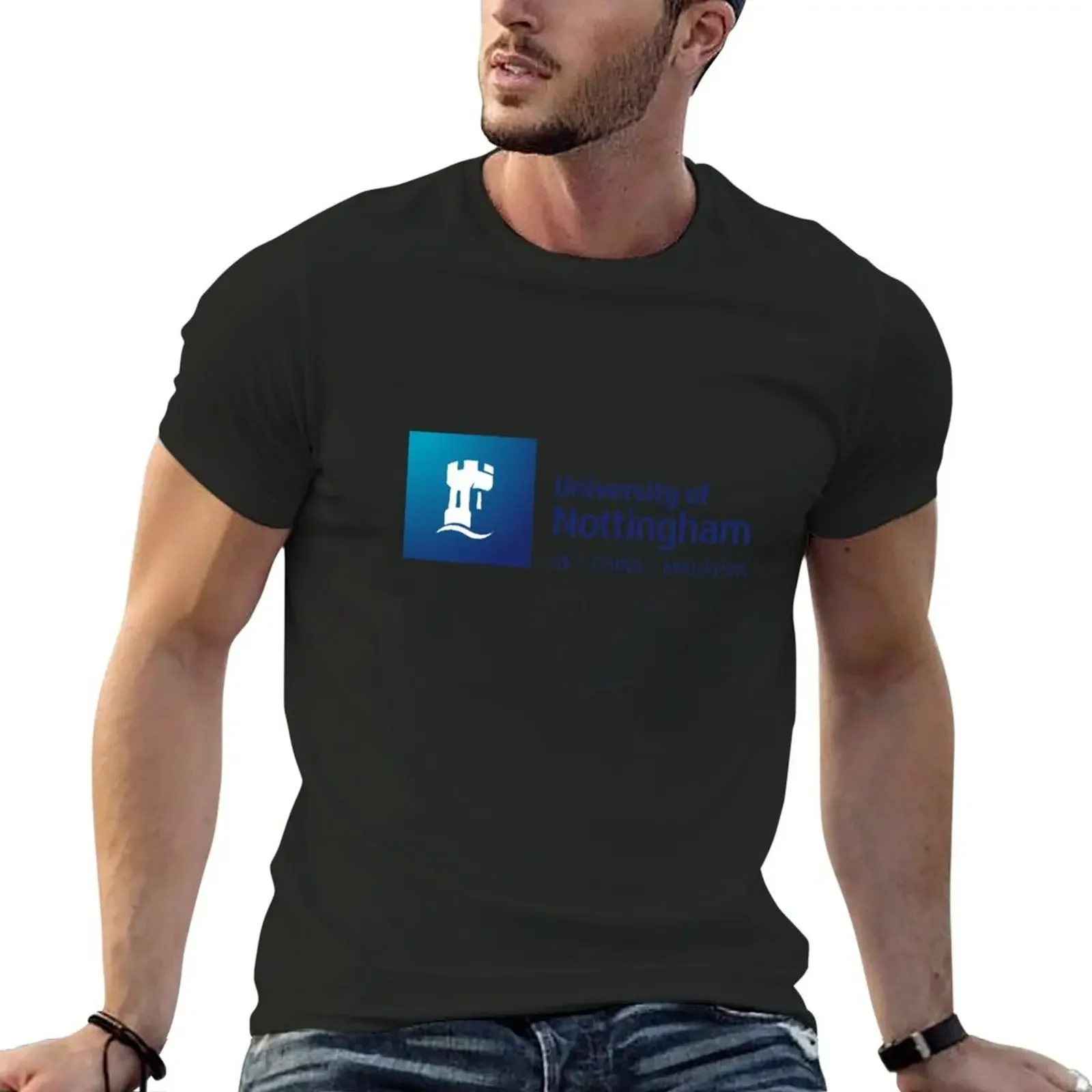 Nottingham College Logo T-Shirt shirts graphic new edition anime stuff quick drying men t shirts high quality