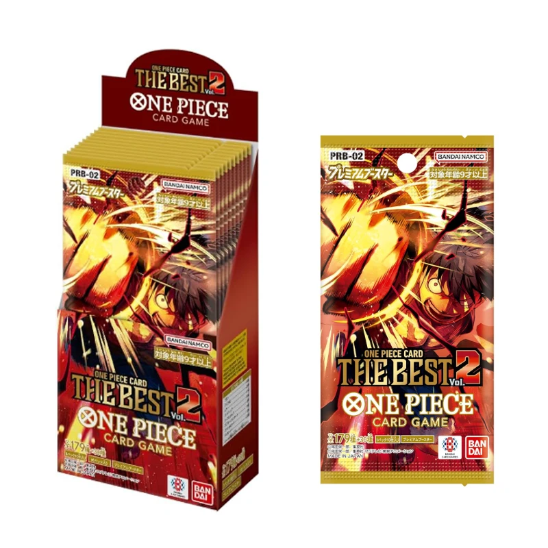 bandai One Piece Card Game The Best Vol.2 (PRB-02) Booster Box (Japanese) 10 Packs