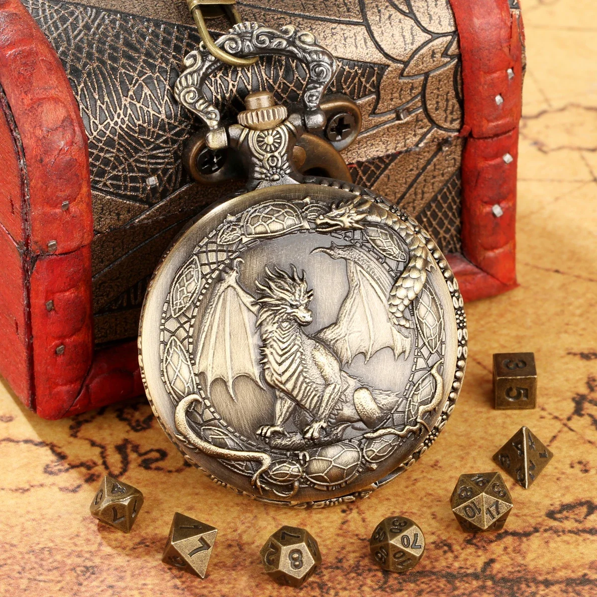 Bronze 7pcs Mini Polyhedral Di - Dice Set Polyhedral 评论和价格