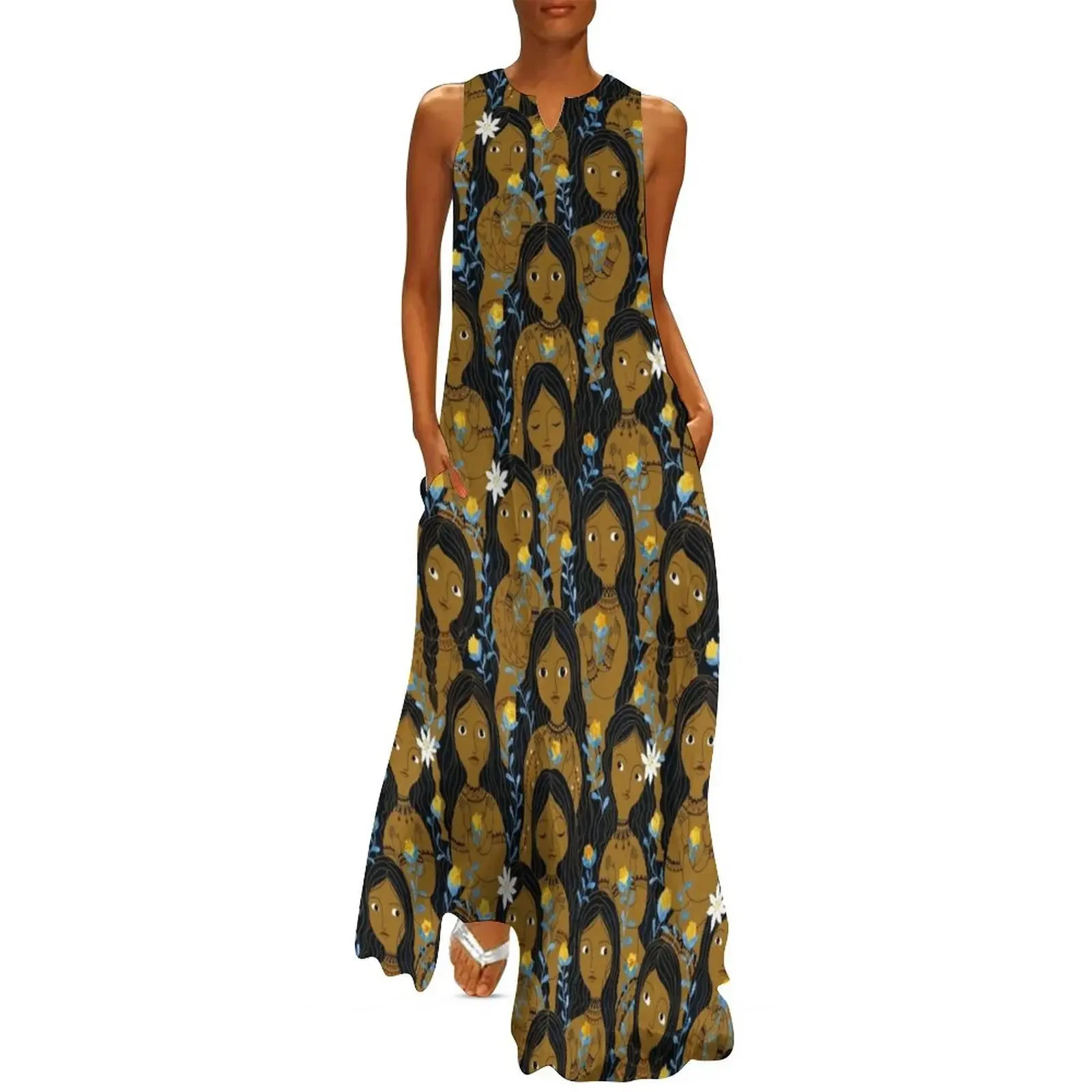 

Tattoo Girls Long Dress summer dress women 2025 elegant dresses plus sizes Dress