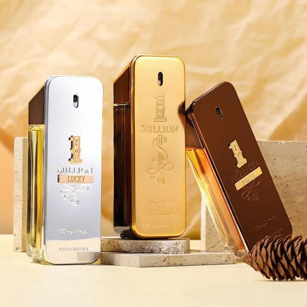 Fragancia de lujo Premium para hombre, Perfume dorado de un millón de 100ml, fragancia de oración para hombre, Perfume de Colonia de regalo Woody Dupes