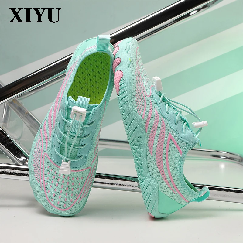 

XIYU Summer Wading Quick-Drying Shoes New Outdoor Couple Beach Swimming Breathable Five-Finger Indoor Fitness Training Shoes