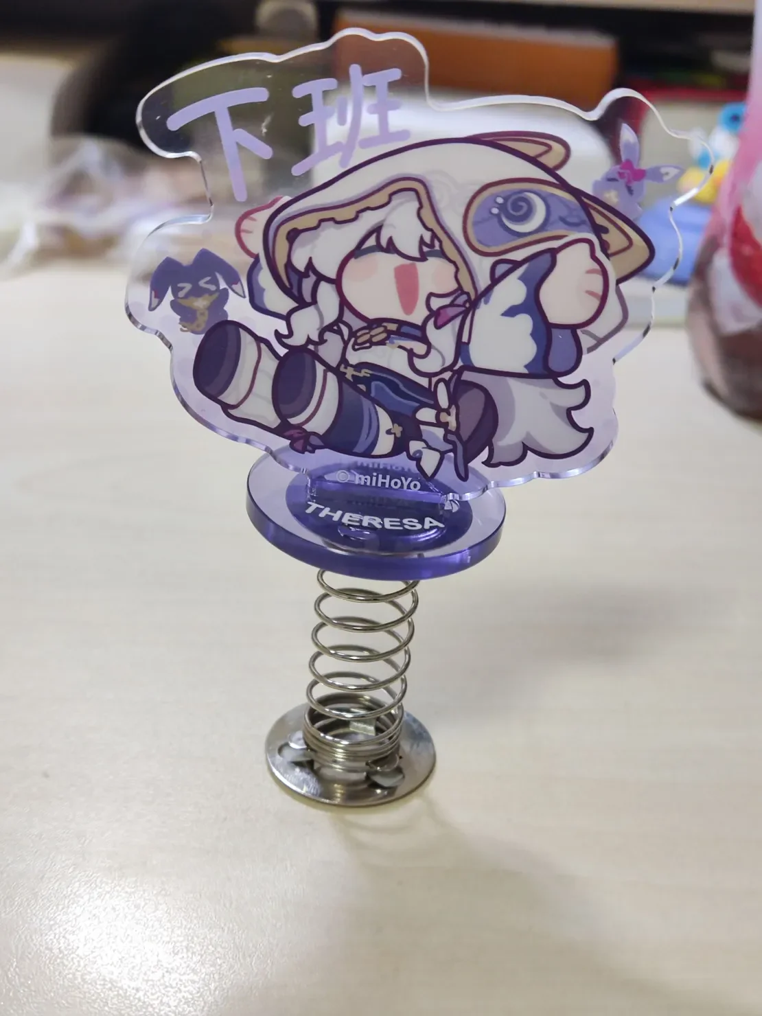 Official Genshin Impact Merch From miHoYo Furina Series Badge Keychain Pendant Acrylic Stand Colord Board Cards Christmas Gift