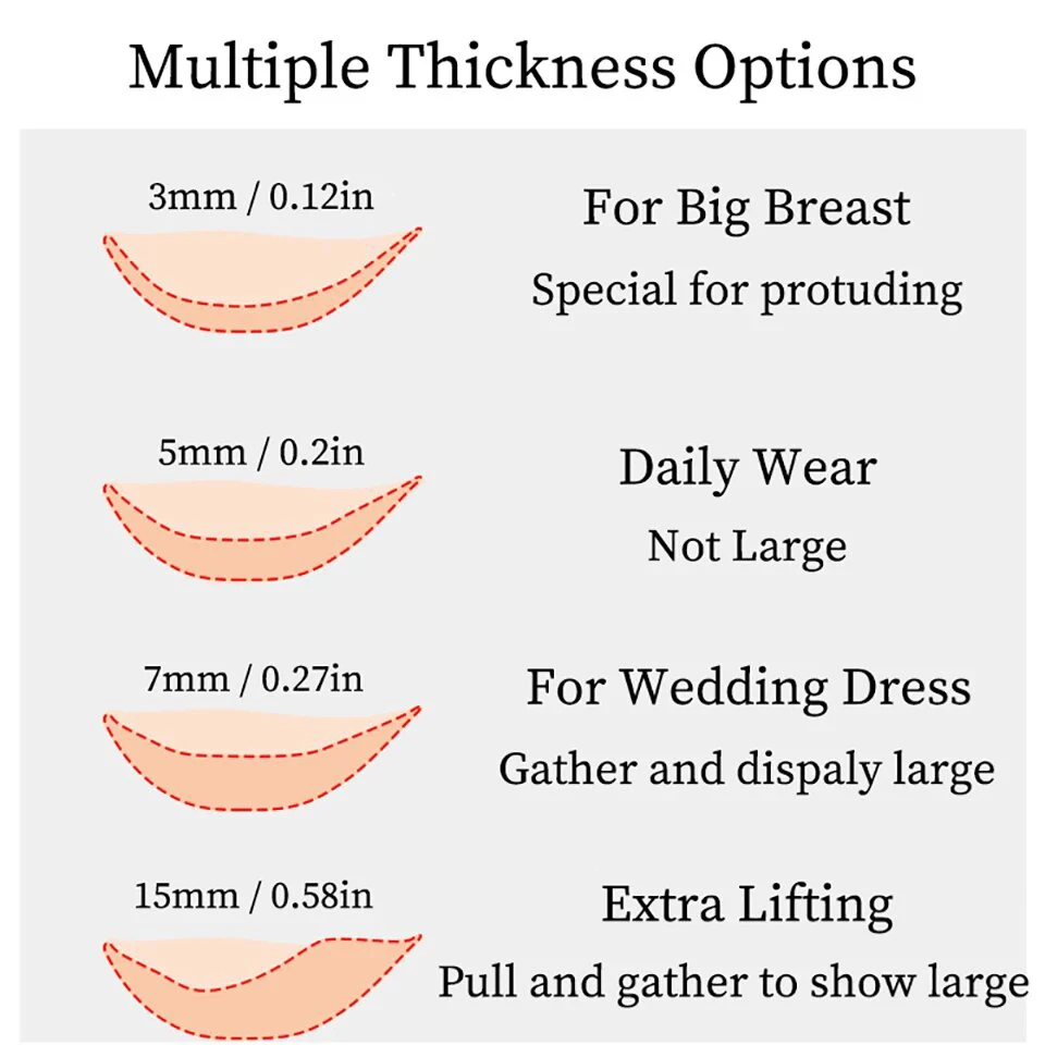 Adhesive Bra Invisible Silicone Bra Push Up Sticky Bra Strapless Reusable Breast Lift Nipple Cover Breast Petals Chest Sticker