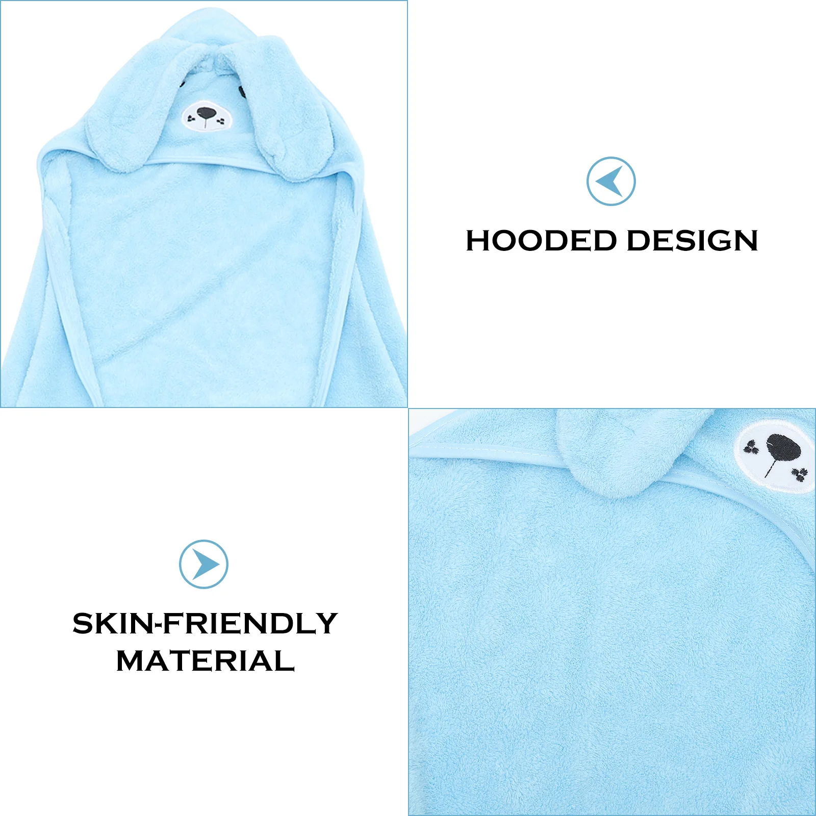 منشفة حمام من الصوف المرجاني للأطفال بتصميم سريع الجفاف وناعم ماص، بطانية منشفة أطفال كرتونية قابلة للغسل في الغسالة