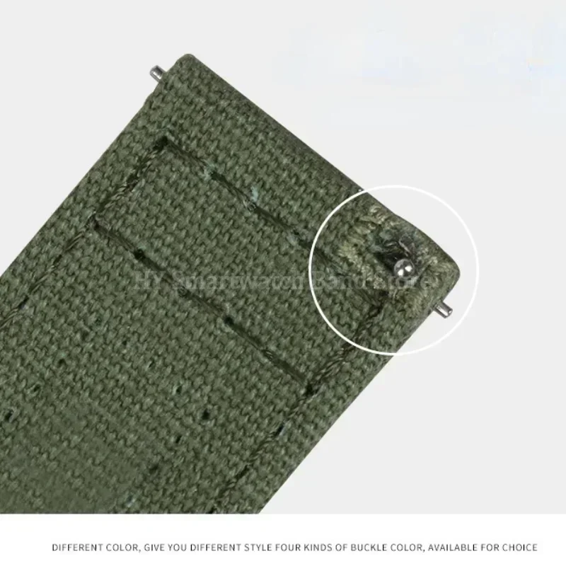 Cinturino in tela intrecciata da 18mm 20mm 22mm per Samsung Galaxy Watch 3/4/5/6 40mm 44mm Classico 46/42mm Bracciale a sgancio rapido per Seiko