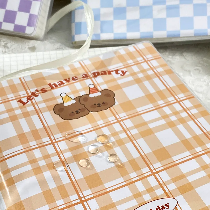 1pcs Kawaii Notebook Grid Hand Ledger  Daily Week  Planner Simple Square  Notebook for students stationery