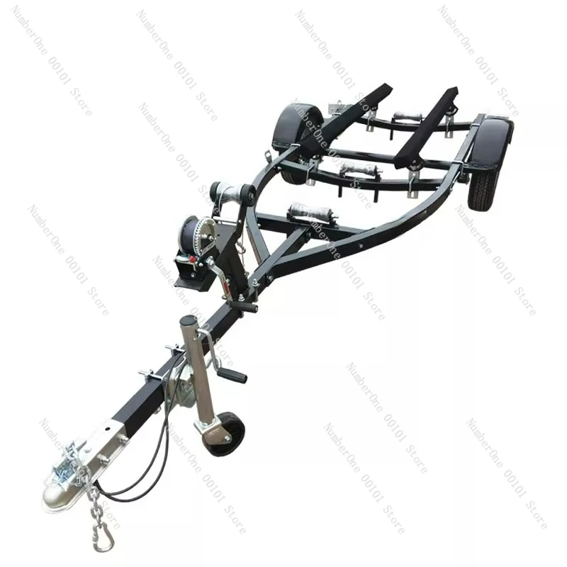 

Trailer Motorboat Trailer Rack, Assault Boat Rubber Boat Trailer, Luya Boat Speedboat Yacht Trailer