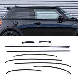 Exterior Window Molding Trim For Mini Cooper R56 2 Door 07-13 Black Door Frame Styling Weatherstrip Seal Decoration Strip Cover