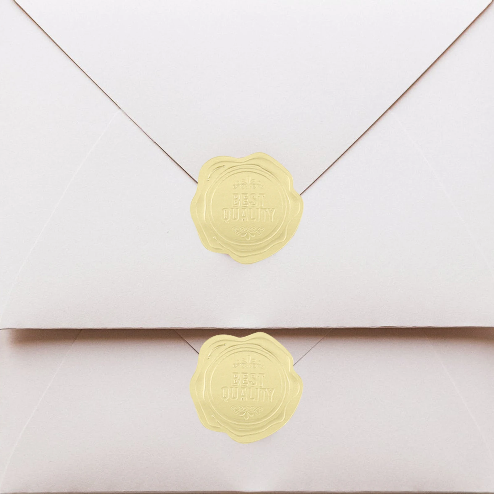 20 Sheets Self-Adhesive Seal Envelope Sealing Stickers For Wedding Invitations Baking Packaging Gift Boxes Party Favors Embossed