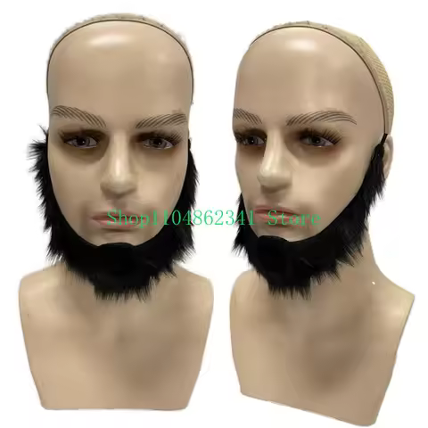 False Costume Whisker Long Beard Old Man Moustache False Beards Funny False Mustache False Moustaches for Costume
