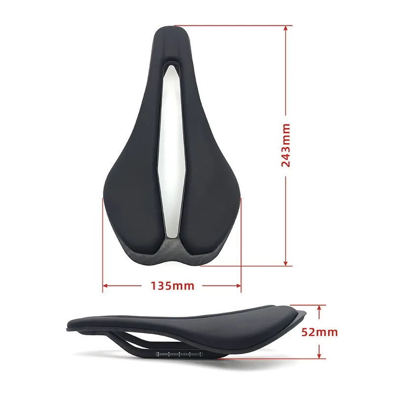 Ultralight Full Carbon Fiber Bike Saddle 3D Printing Mesh Breathable Cycling Seat Hollow Design For Road Bike MTB Bicycle Parts