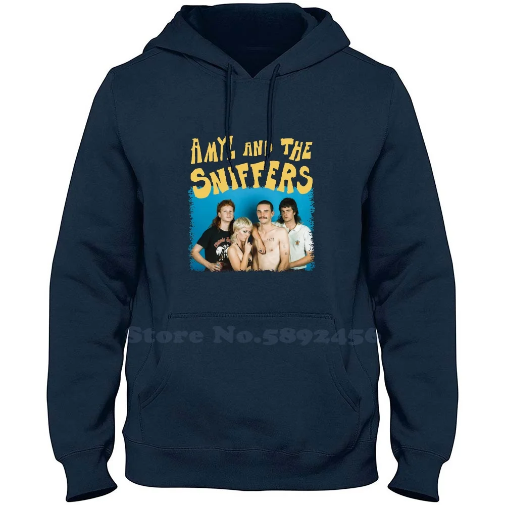 Amyl And The Sniffers Band 100% Pure Cotton Hoodie Amyl And The Sniffers Amy Taylor