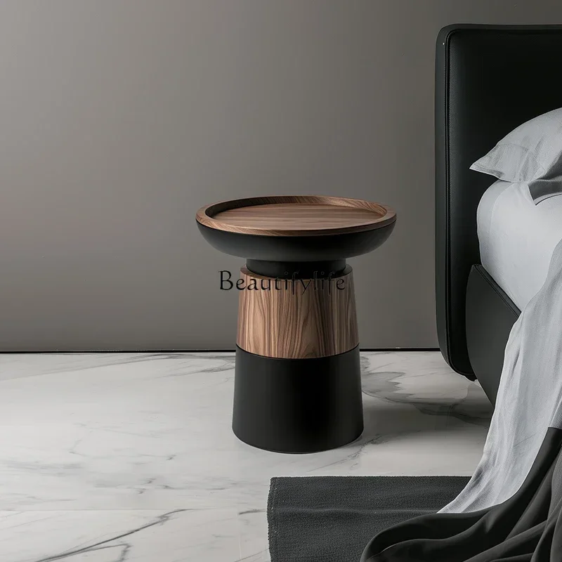 D06 حافة الخشب الصلب في العصور الوسطى عدد قليل من زاوية الأريكة الفاخرة الخفيفة والراقية وعدد قليل من الجوز