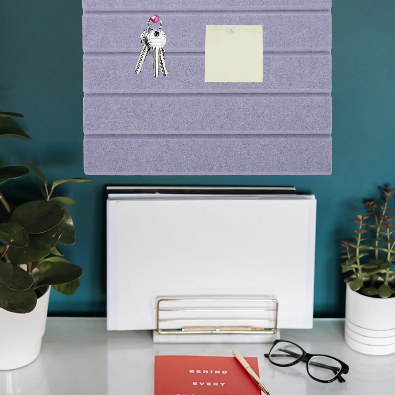 

6Pcs Self-Adhesive Felt Board Bulletin Wall Tiles for Home Office Pin Notice Photo Display Decorative Felt Board
