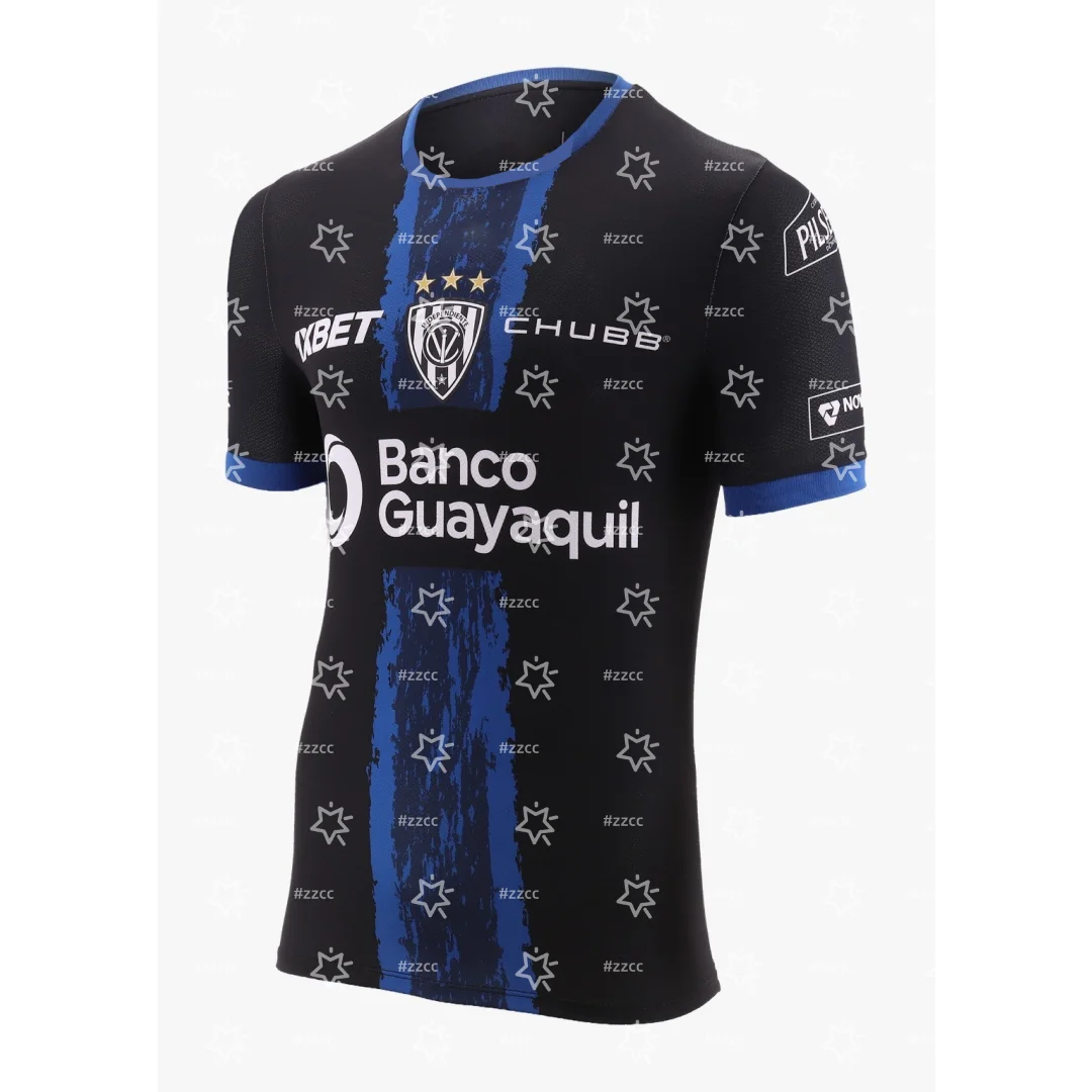 Camisa de Futebol do Independiente del Valle 25-26, Kit de Jogo, Presente para Fãs, Camiseta Masculina de Verão, Camiseta Infantil, Camiseta de Praia ﻿