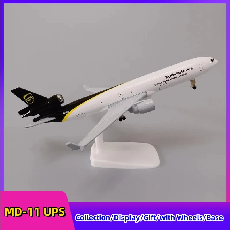 

Md11 Aircraft Models 20cm Alloy Metal Air Ups Airlines Airplane Model Toys Boys Kids With Wheels Landing Gears For Collected