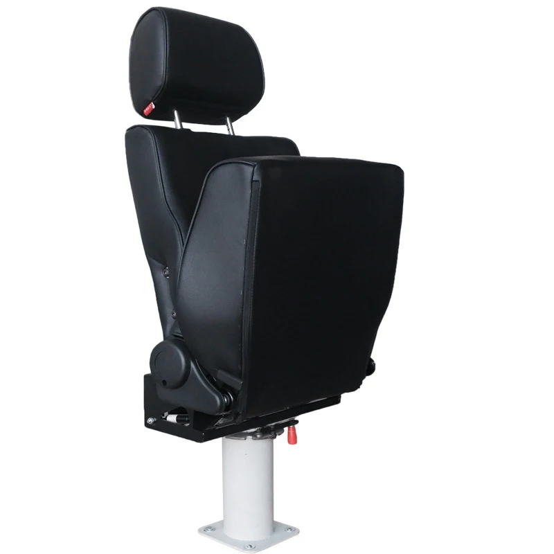 Engineering Vehicle Locomotive Ship captain's seat Door-mounted seat 360The driver's seat can be rotated and adjusted in height