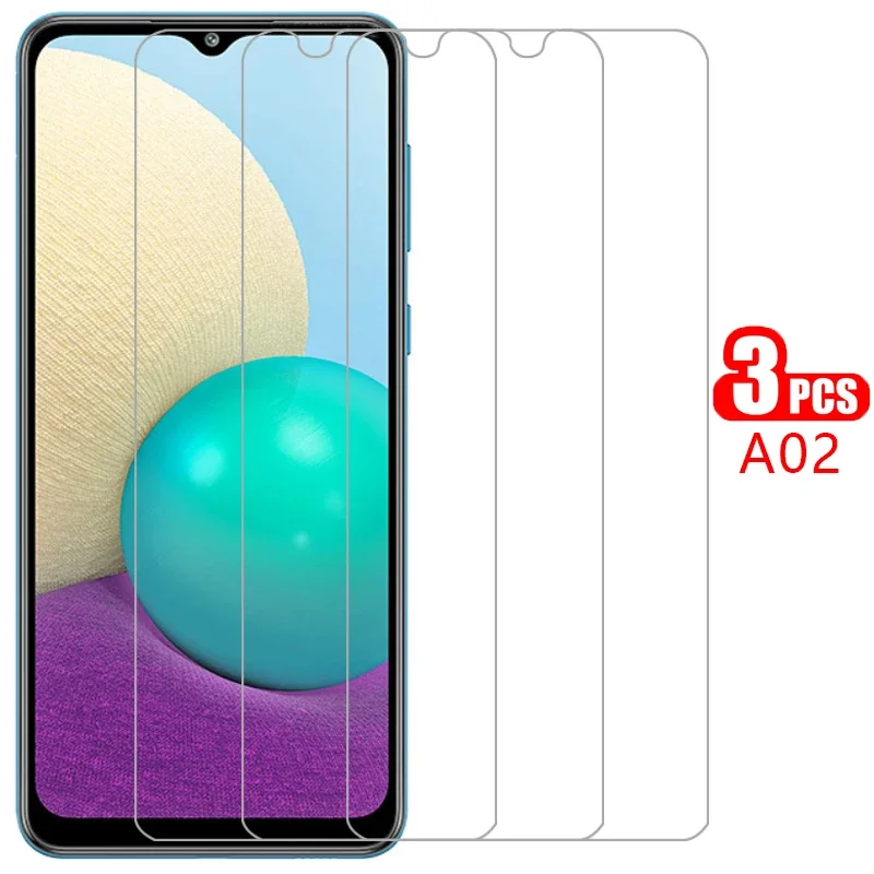 protective tempered glass for samsung a02 screen protector on galaxy a 02 02a 6.5 film samsun samsumg sansung galaxi samsunga02