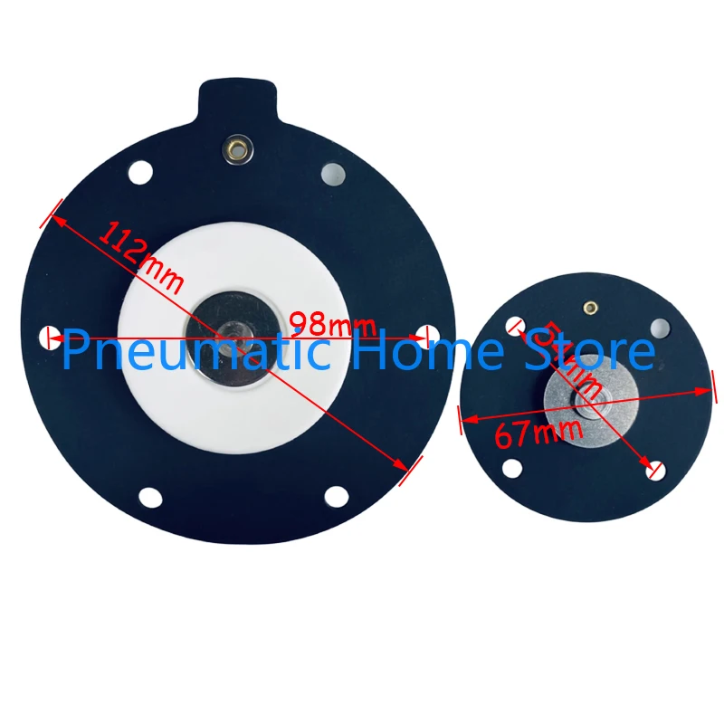 

1.5" Pulse Solenoid Valve Nylon Diaphragm DMF-Z-40S DMF-Y-40S Dust Removal Rubber Membrane