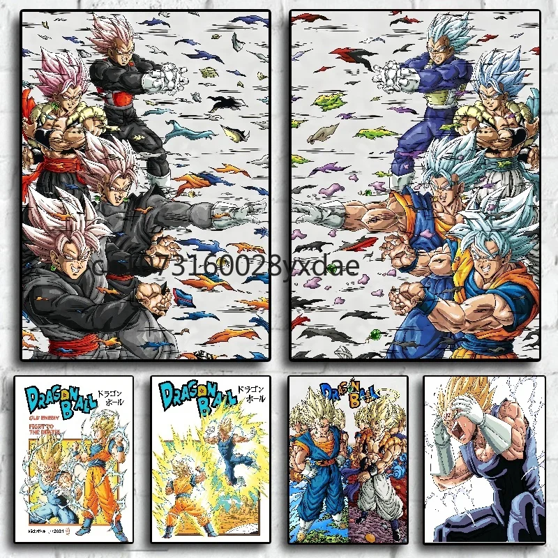 

Anime Dragon Ball Goku Vegeta Poster HD Picture Printing Canvas Painting High Quality Home Art Wall Decoration Painting Gifts