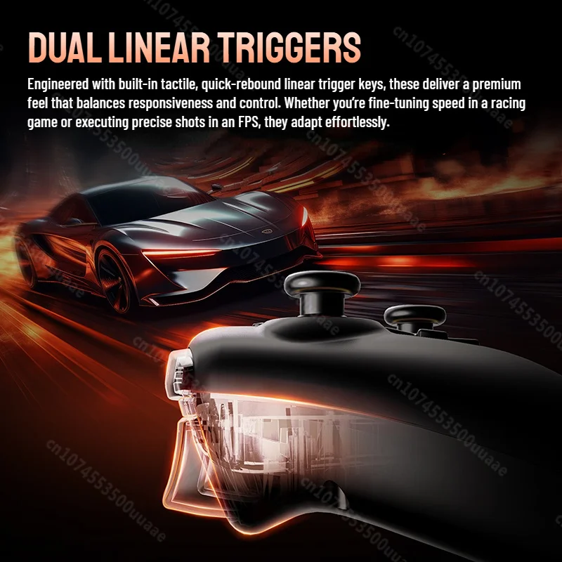 Lenovo S07 Joystick a doppio effetto Hall Controller di gioco per Switch/IOS/Android/PC Gamepad wireless con luce RGB con dock di ricarica