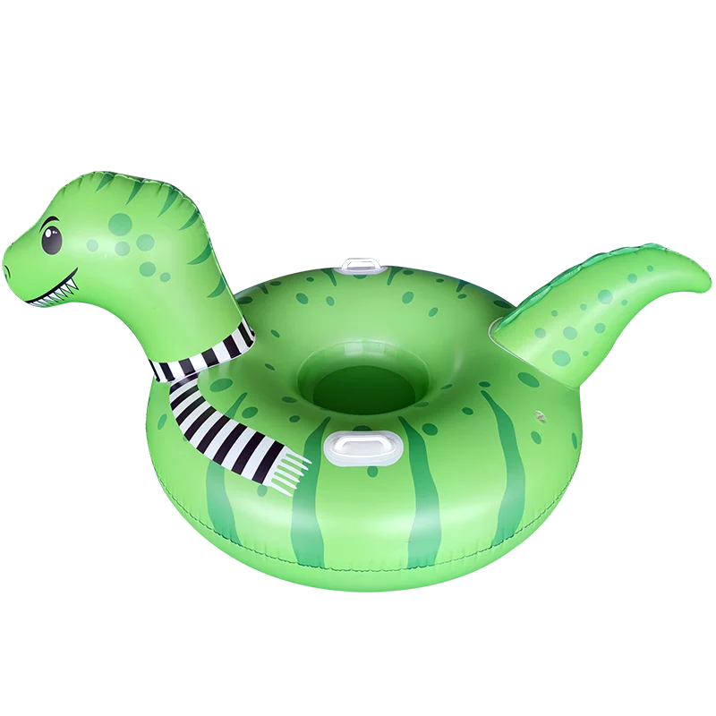 

Надувное кольцо для плавания с изображением динозавра, детская плавающая водная игрушка для пляжной вечеринки и бассейна, водные развлечения