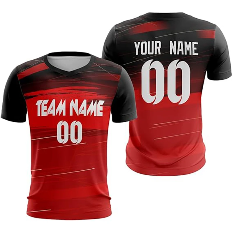 

Мужская футболка с индивидуальным именем и номером, футбольный трикотаж на заказ, трендовые модные футболки с рисунком для мужчин, спортивная одежда