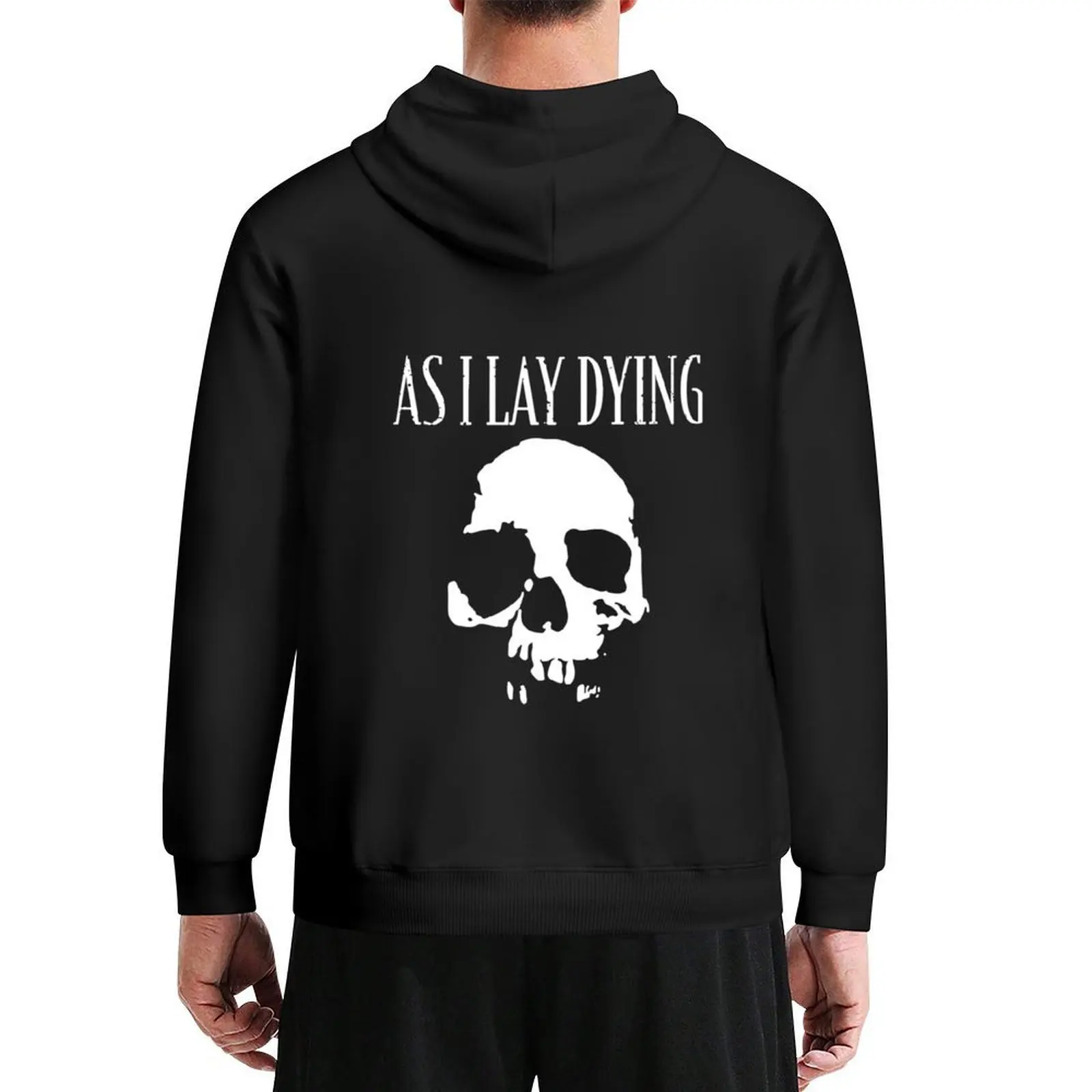 As I Lay Dying - Skull Emblem Hoodie mens clothes aesthetic clothing graphic t shirts men winter clothes tracksuits