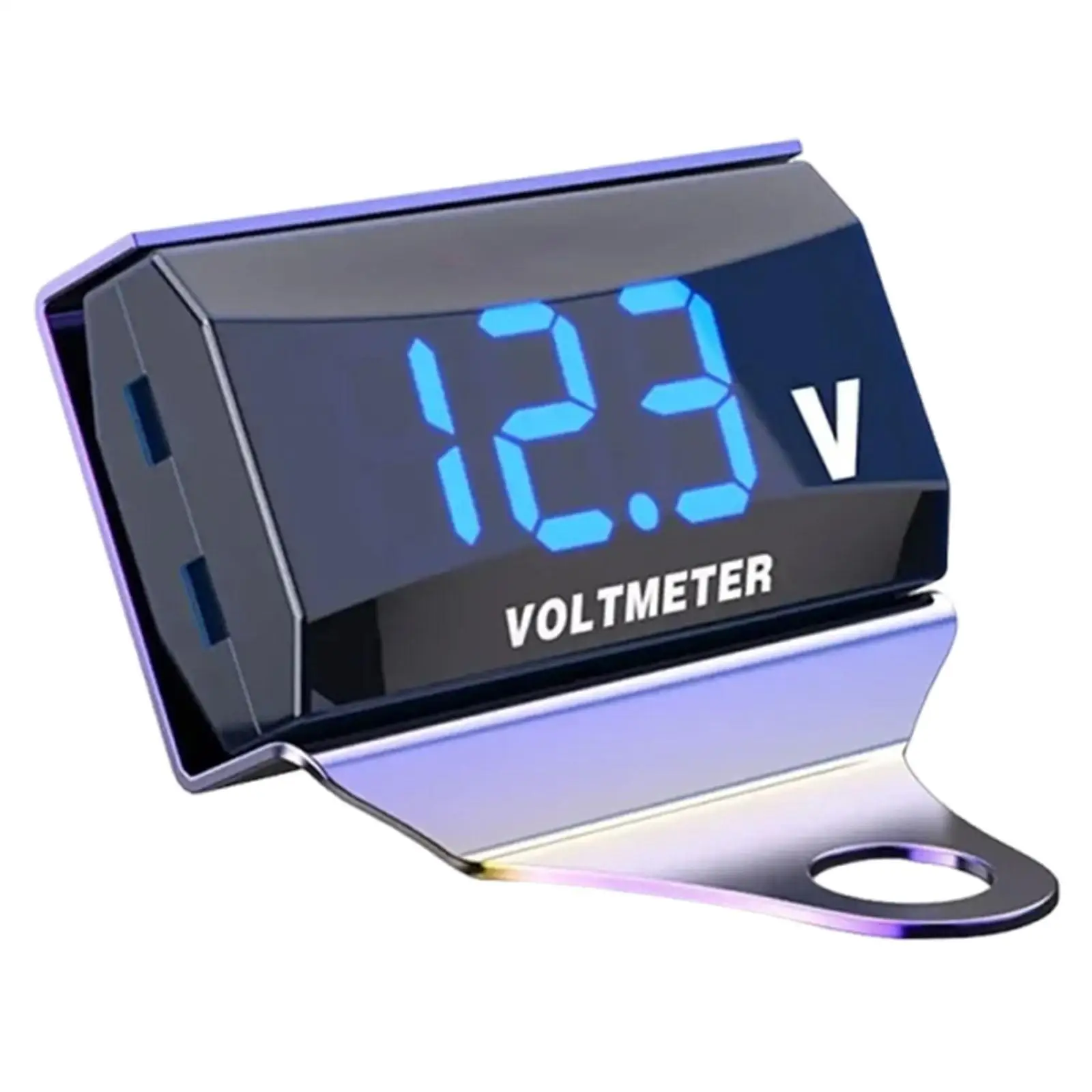 Electric Bike Battery Voltage Meter Supplies Clear High Performance Repair Parts Easy Installation Accessories Black Voltmeter