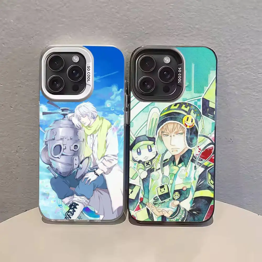 

D-Dramatical Animer M-Murder Phone Case Color Silver Shell For IPhone 17 16 15 14 13 12 11 Pro Max Plus