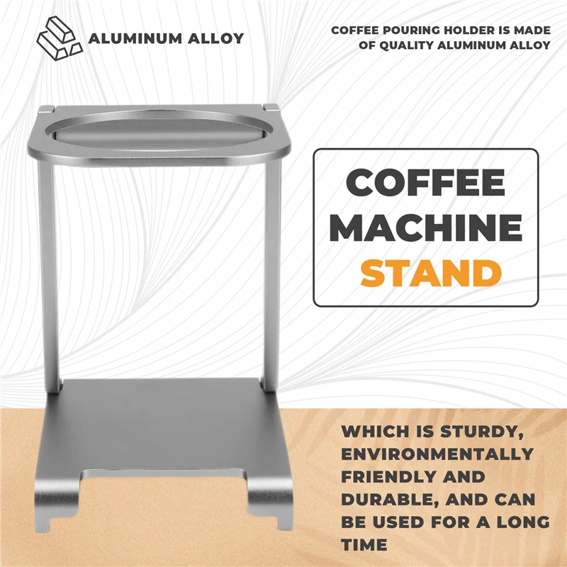 AF93-Foldable Coffee Drip Holder Aluminum Alloy Support Stand Espresso Portable Travel Outdoor Using Tool Coffee Machine Rack