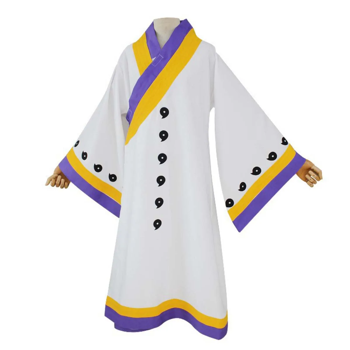 

Anime Women Ootutuki Kaguya Cosplay White Kimono Costume