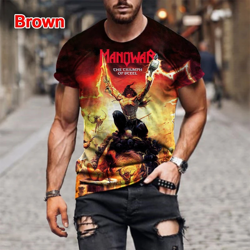 Camiseta con estampado 3d para hombre y mujer, camisa informal con personalidad, estilo Hip Hop, Punk, Rock, Verano