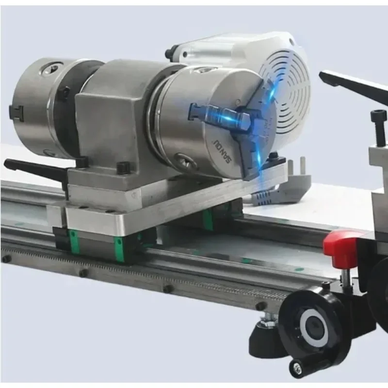 Newly Upgraded Horizontal Variable Speed Wood Manual Pool Cue Repairing Lathe Machine For Snooker Billiard Cue Repair