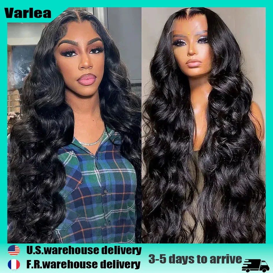 

Varlea 38 40 Inch 200% Density Body Wave 13x6 Hd Lace Frontal Wig Loose Body Wave 13x4 Lace Front Wig Human Hair Brazilian Hair